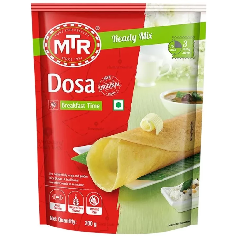 MTR Breakfast Mix - Dosa, 200 g Pouch-1.webp